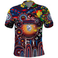 Personalised NAIDOC Week 2025 Bulldogs Football Polo Shirt Aboriginal Dot Painting