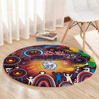 NAIDOC Week 2025 Bulldogs Football Round Carpet Aboriginal Dot Painting