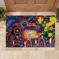NAIDOC Week 2025 Bulldogs Football Rubber Doormat Aboriginal Dot Painting