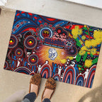 NAIDOC Week 2025 Bulldogs Football Rubber Doormat Aboriginal Dot Painting