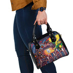 NAIDOC Week 2025 Bulldogs Football Shoulder Handbag Aboriginal Dot Painting
