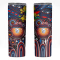 NAIDOC Week 2025 Bulldogs Football Skinny Tumbler Aboriginal Dot Painting