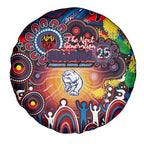 NAIDOC Week 2025 Bulldogs Football Spare Tire Cover Aboriginal Dot Painting