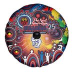 NAIDOC Week 2025 Bulldogs Football Spare Tire Cover Aboriginal Dot Painting
