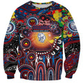 Personalised NAIDOC Week 2025 Bulldogs Football Sweatshirt Aboriginal Dot Painting