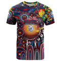 Personalised NAIDOC Week 2025 Bulldogs Football T Shirt Aboriginal Dot Painting