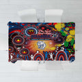 NAIDOC Week 2025 Bulldogs Football Tablecloth Aboriginal Dot Painting