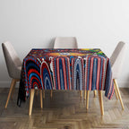 NAIDOC Week 2025 Bulldogs Football Tablecloth Aboriginal Dot Painting