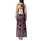 Personalised NAIDOC Week 2025 Bulldogs Football Tank Maxi Dress Aboriginal Dot Painting