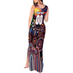 Personalised NAIDOC Week 2025 Bulldogs Football Tank Maxi Dress Aboriginal Dot Painting