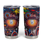 NAIDOC Week 2025 Bulldogs Football Tumbler Cup Aboriginal Dot Painting