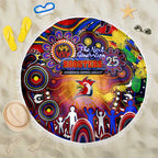 NAIDOC Week 2025 Roosters Football Beach Blanket Aboriginal Dot Painting