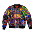 Personalised NAIDOC Week 2025 Roosters Football Bomber Jacket Aboriginal Dot Painting