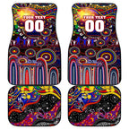 NAIDOC Week 2025 Roosters Football Car Mats Aboriginal Dot Painting