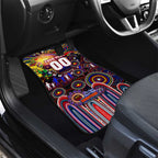 NAIDOC Week 2025 Roosters Football Car Mats Aboriginal Dot Painting