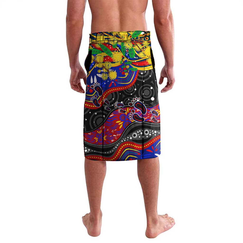 Personalised NAIDOC Week 2025 Roosters Football Lavalava Aboriginal Dot Painting