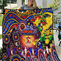 NAIDOC Week 2025 Roosters Football Quilt Aboriginal Dot Painting