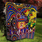 NAIDOC Week 2025 Roosters Football Quilt Aboriginal Dot Painting