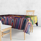 NAIDOC Week 2025 Roosters Football Tablecloth Aboriginal Dot Painting