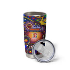 NAIDOC Week 2025 Roosters Football Tumbler Cup Aboriginal Dot Painting
