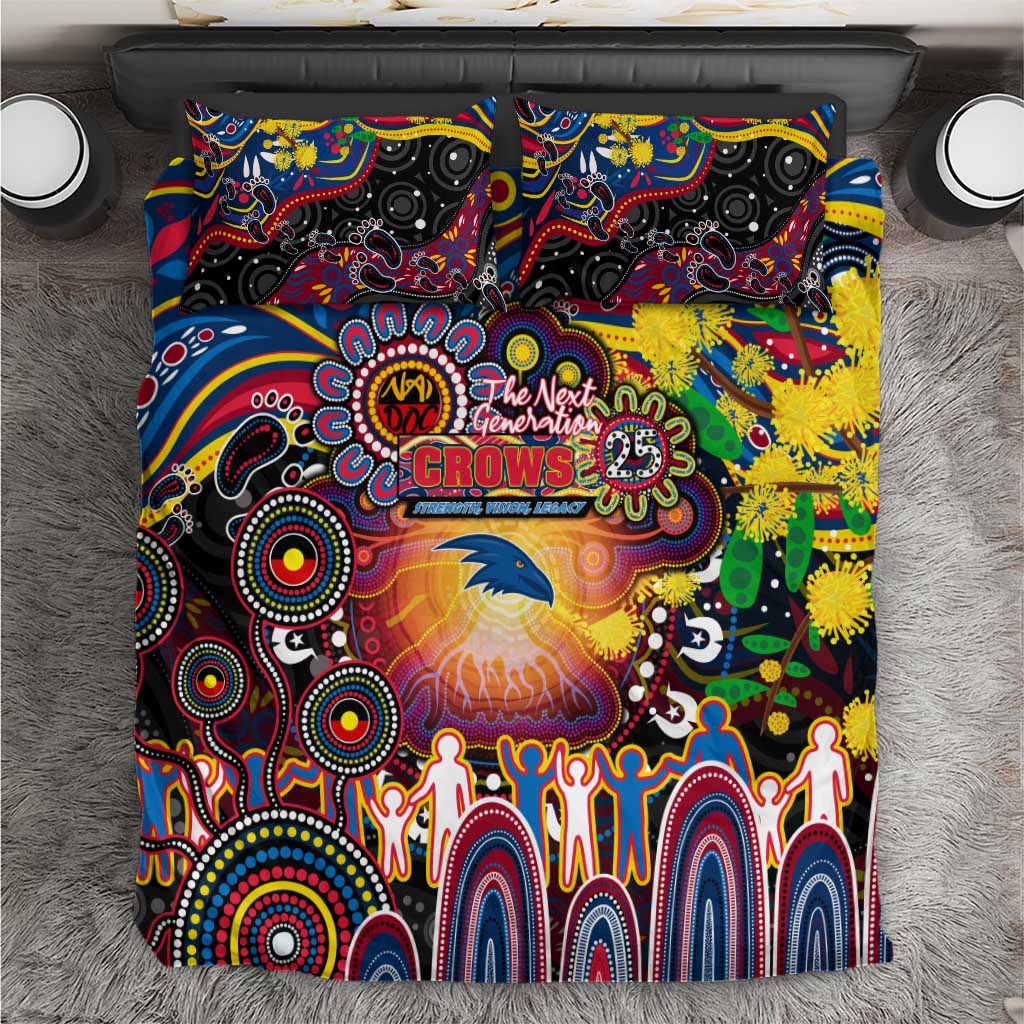 NAIDOC Week 2025 Crows Football Bedding Set Aboriginal Dot Painting
