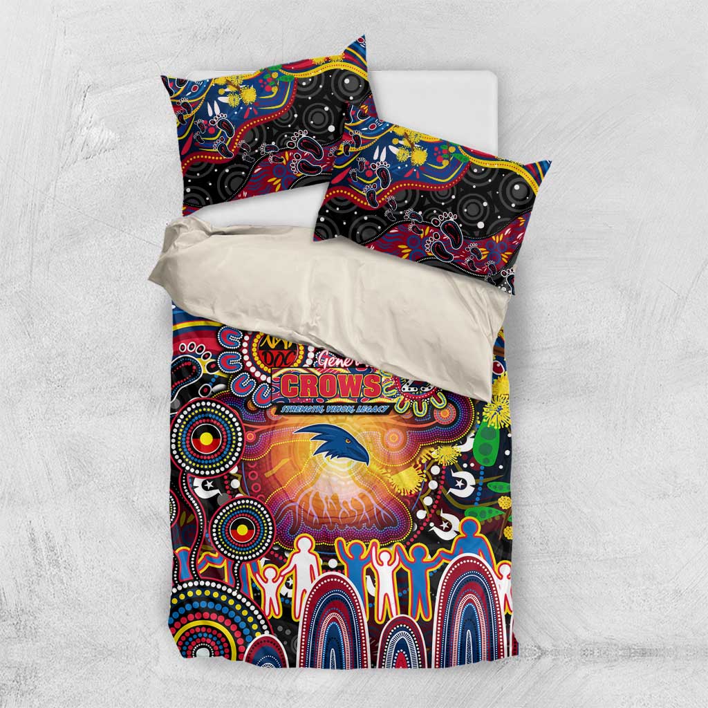 NAIDOC Week 2025 Crows Football Bedding Set Aboriginal Dot Painting
