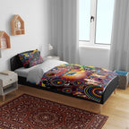 NAIDOC Week 2025 Crows Football Bedding Set Aboriginal Dot Painting