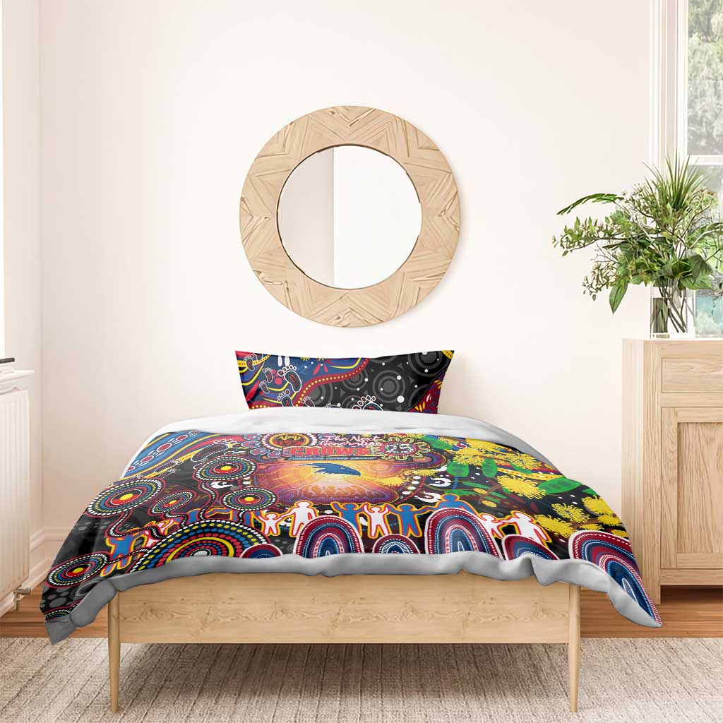 NAIDOC Week 2025 Crows Football Bedding Set Aboriginal Dot Painting