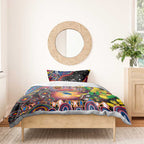 NAIDOC Week 2025 Crows Football Bedding Set Aboriginal Dot Painting