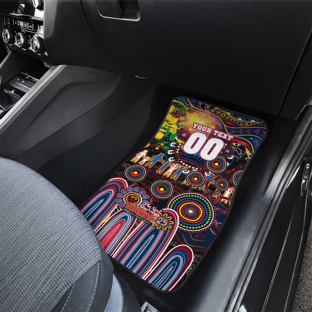 NAIDOC Week 2025 Crows Football Car Mats Aboriginal Dot Painting