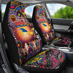 NAIDOC Week 2025 Crows Football Car Seat Cover Aboriginal Dot Painting