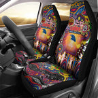 NAIDOC Week 2025 Crows Football Car Seat Cover Aboriginal Dot Painting