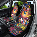 NAIDOC Week 2025 Crows Football Car Seat Cover Aboriginal Dot Painting