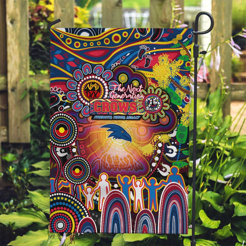 NAIDOC Week 2025 Crows Football Garden Flag Aboriginal Dot Painting