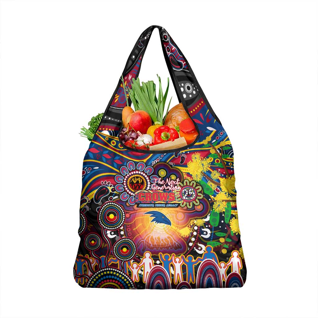 NAIDOC Week 2025 Crows Football Grocery Bag Aboriginal Dot Painting
