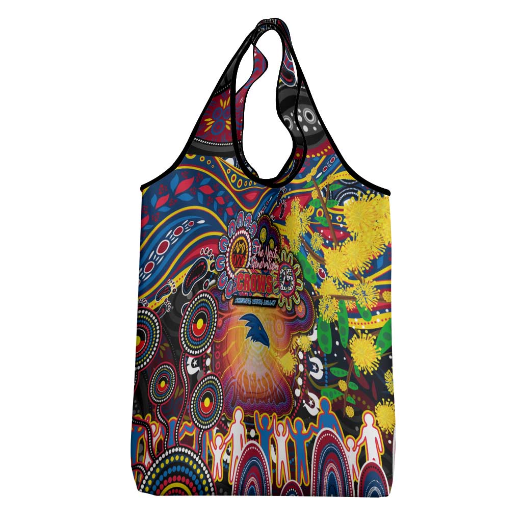NAIDOC Week 2025 Crows Football Grocery Bag Aboriginal Dot Painting