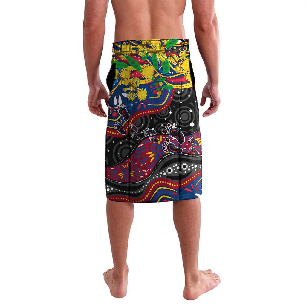 Personalised NAIDOC Week 2025 Crows Football Lavalava Aboriginal Dot Painting