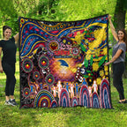 NAIDOC Week 2025 Crows Football Quilt Aboriginal Dot Painting