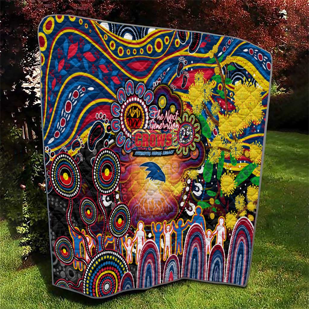 NAIDOC Week 2025 Crows Football Quilt Aboriginal Dot Painting