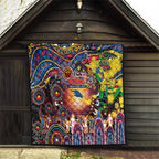 NAIDOC Week 2025 Crows Football Quilt Aboriginal Dot Painting