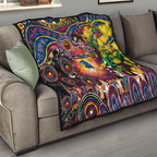 NAIDOC Week 2025 Crows Football Quilt Aboriginal Dot Painting