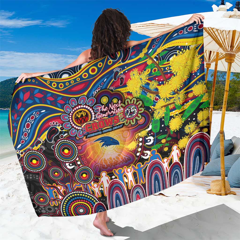 NAIDOC Week 2025 Crows Football Sarong Aboriginal Dot Painting