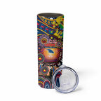 NAIDOC Week 2025 Crows Football Skinny Tumbler Aboriginal Dot Painting
