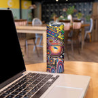 NAIDOC Week 2025 Crows Football Skinny Tumbler Aboriginal Dot Painting