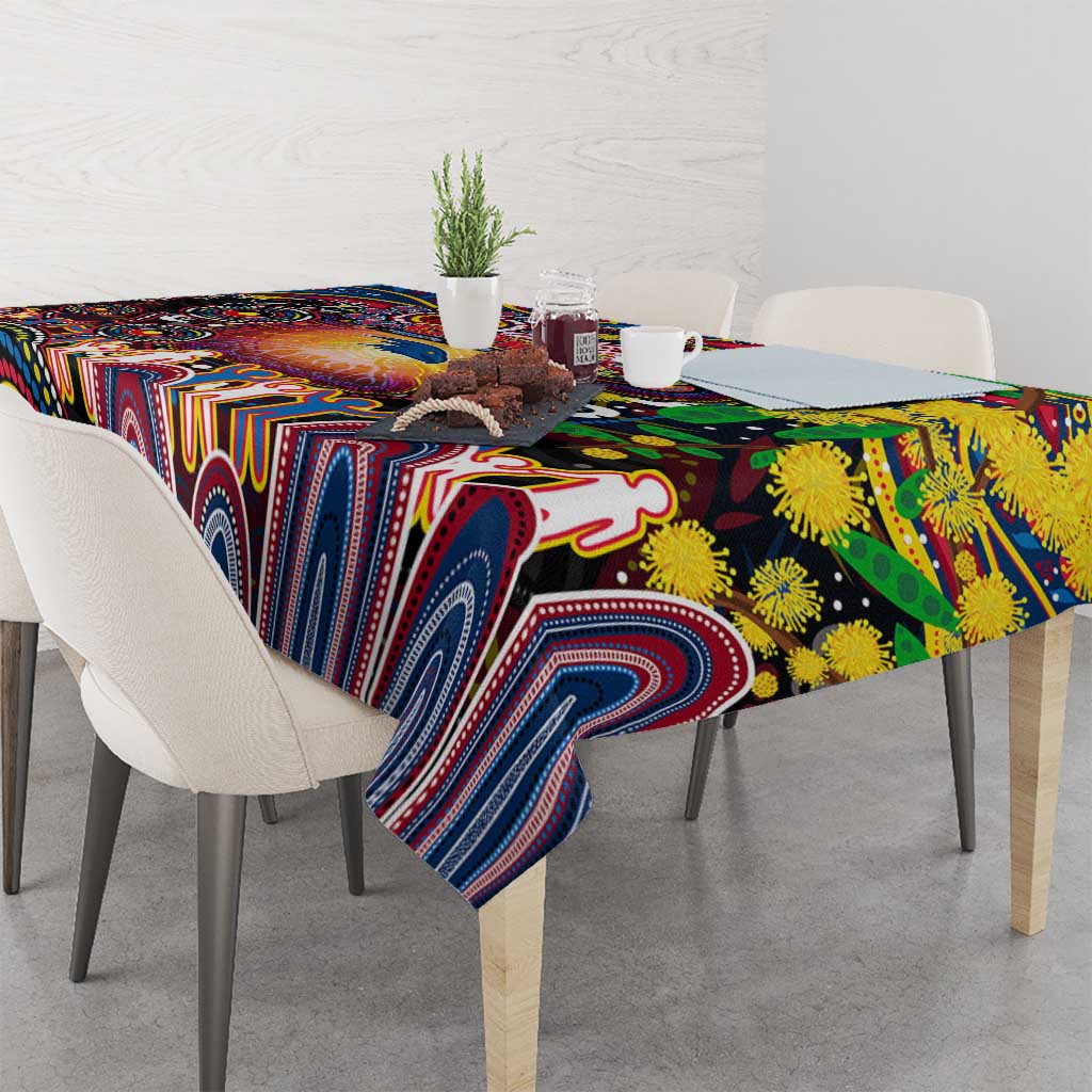 NAIDOC Week 2025 Crows Football Tablecloth Aboriginal Dot Painting