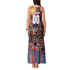 Personalised NAIDOC Week 2025 Crows Football Tank Maxi Dress Aboriginal Dot Painting