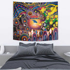 NAIDOC Week 2025 Crows Football Tapestry Aboriginal Dot Painting