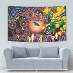 NAIDOC Week 2025 Crows Football Tapestry Aboriginal Dot Painting