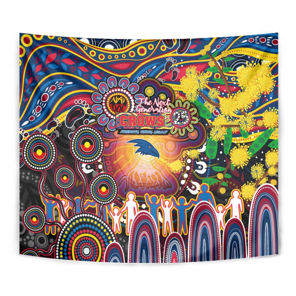 NAIDOC Week 2025 Crows Football Tapestry Aboriginal Dot Painting