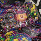 NAIDOC Week 2025 Lions Football Back Car Seat Cover Aboriginal Dot Painting